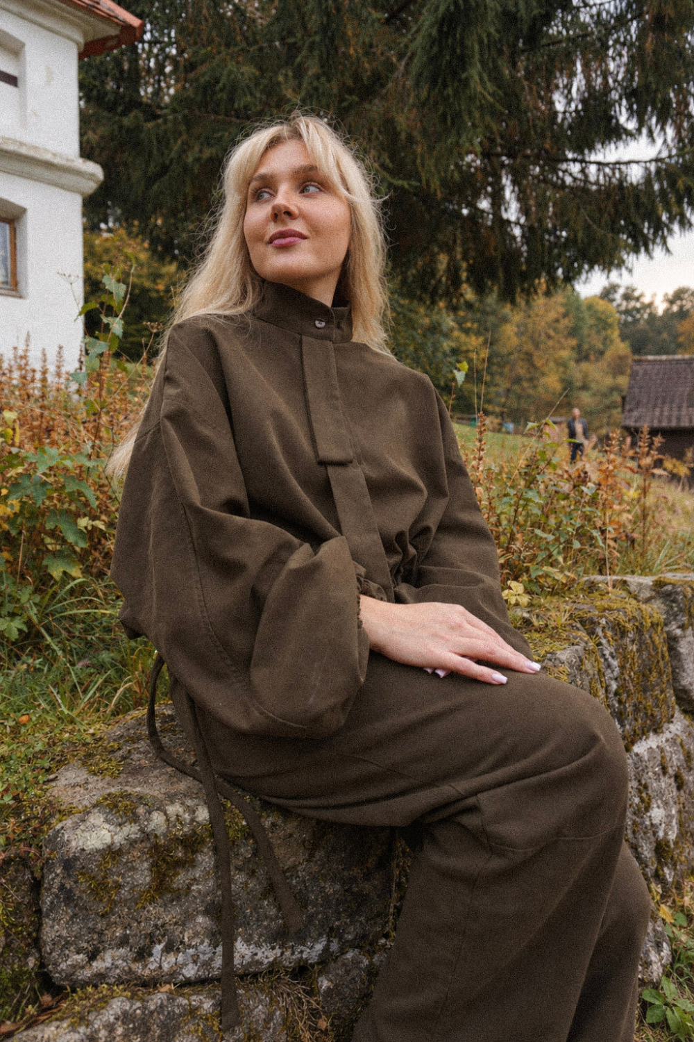 Koszula KRESOWA 100% BAWEŁNA KORA DĘBU